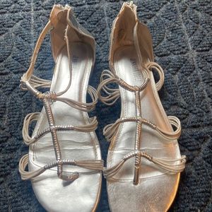 Silver  Jennifer Lopez sandals